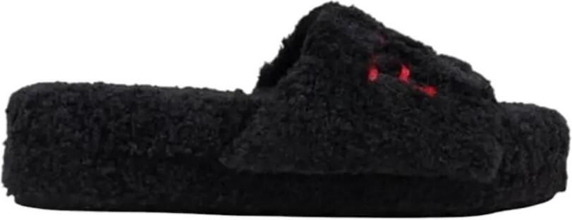 Polo Ralph Lauren Sandalen met textuur Zwart