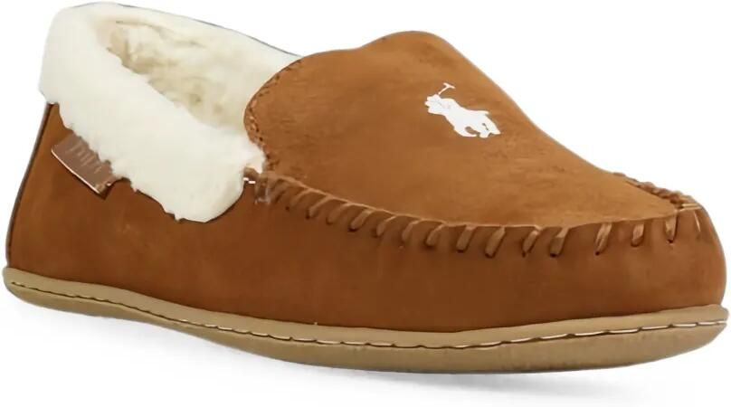 Polo Ralph Lauren shearling-trim whipstitch loafers Bruin - Foto 3