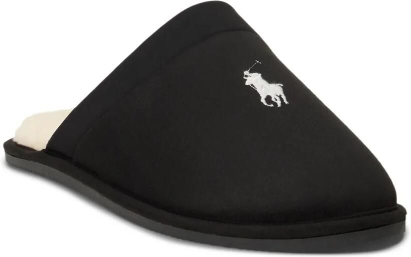 Polo Ralph Lauren Slippers met geborduurd logo Zwart - Foto 4