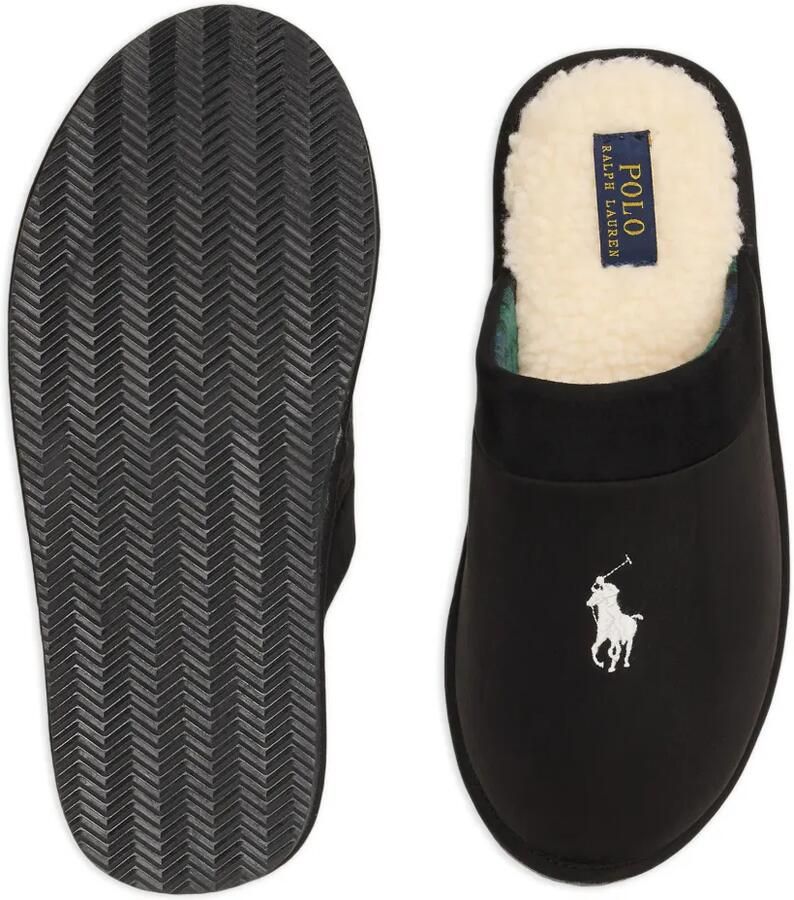 Polo Ralph Lauren Slippers met geborduurd logo Zwart - Foto 2
