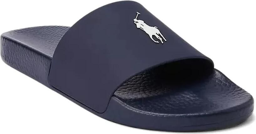 Polo Ralph Lauren Slippers met logo-reliëf Blauw