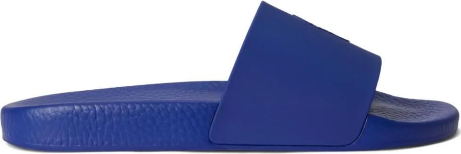 Polo Ralph Lauren Slippers met logopatch Blauw