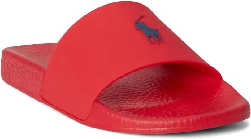 Polo Ralph Lauren Slippers met logopatch Rood - Foto 2