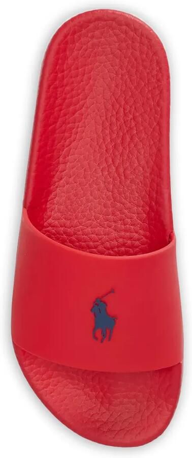 Polo Ralph Lauren Slippers met logopatch Rood - Foto 3