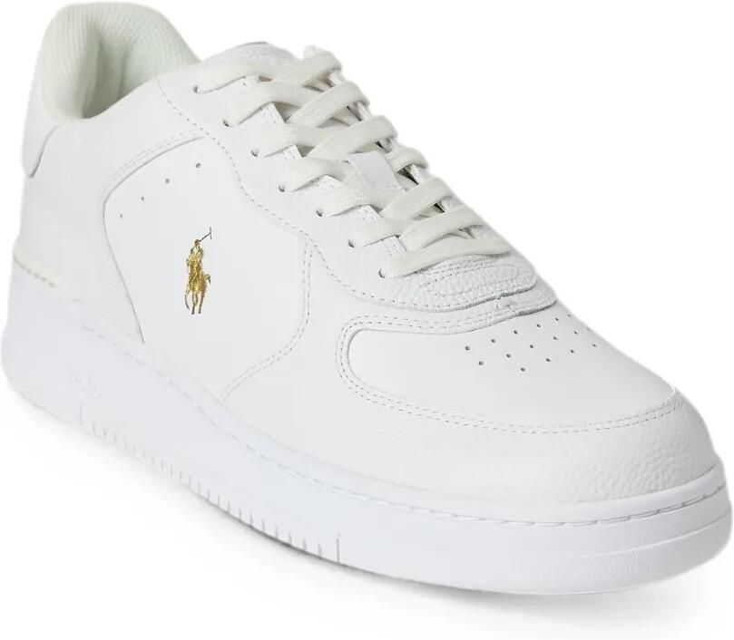 Polo Ralph Lauren Sneakers met geborduurd logo en bewerkt effect Wit - Foto 3