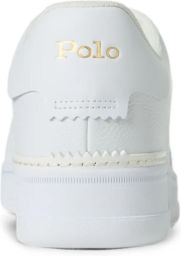 Polo Ralph Lauren Sneakers met geborduurd logo en bewerkt effect Wit - Foto 2