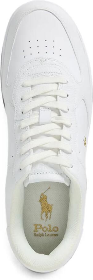 Polo Ralph Lauren Sneakers met geborduurd logo en bewerkt effect Wit - Foto 4