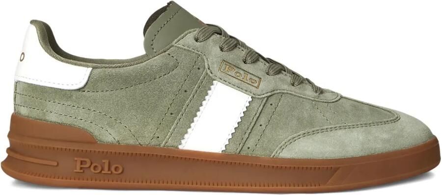 Polo Ralph Lauren Sneakers met leren vlakken Groen