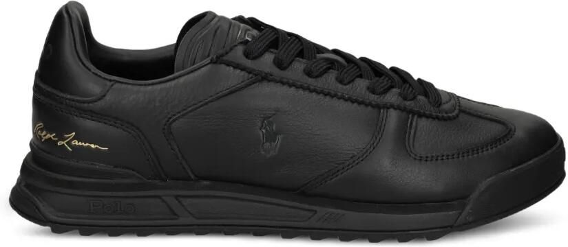 Polo Ralph Lauren Sneakers met logo-reliëf Zwart