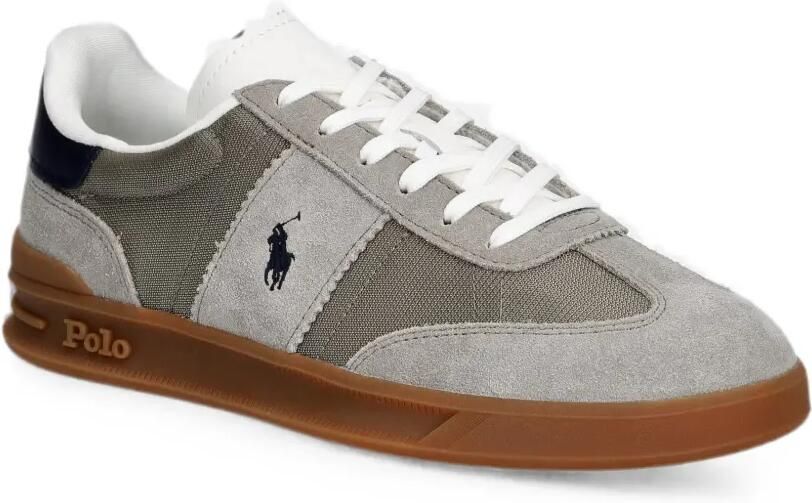 Polo Ralph Lauren Sneakers met suède afwerking en vlakken Grijs - Foto 2