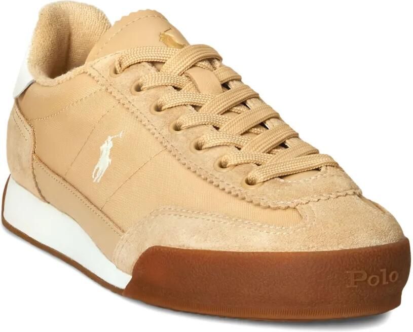 Polo Ralph Lauren Sneakers met suède vlak Beige - Foto 3