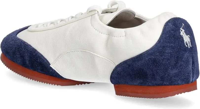 Polo Ralph Lauren Sneakers met suède vlak Wit - Foto 3