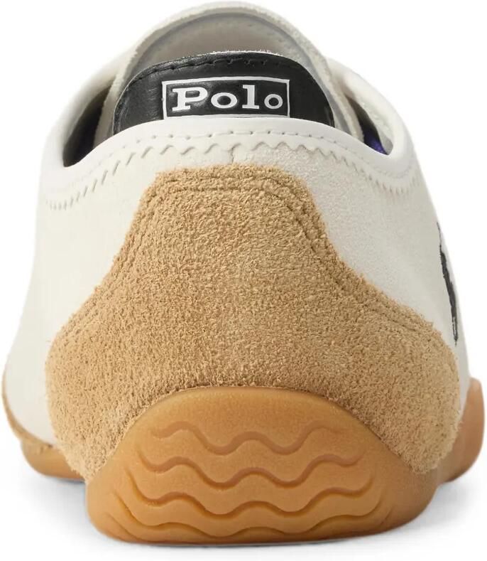 Polo Ralph Lauren Sneakers met suède vlakken en geborduurd logo Beige - Foto 2