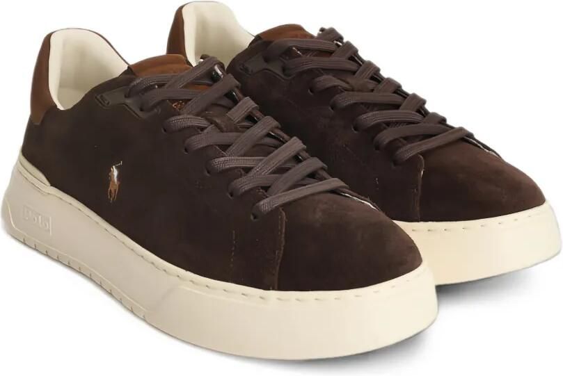 Polo Ralph Lauren Sneakers met suède afwerking Bruin - Foto 3
