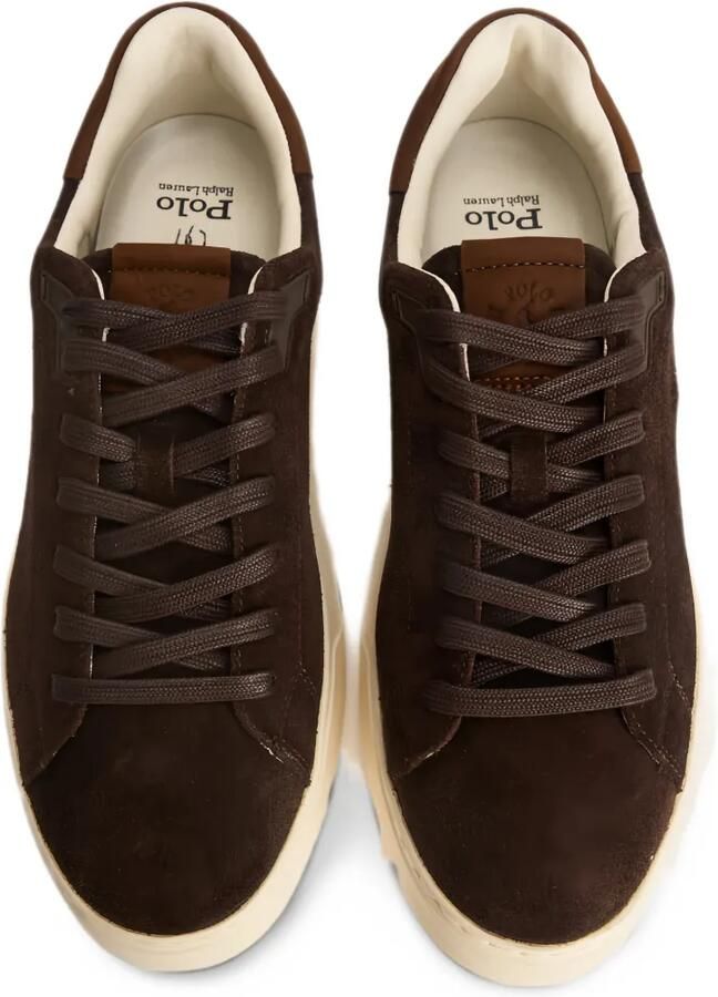 Polo Ralph Lauren Sneakers met suède afwerking Bruin - Foto 2