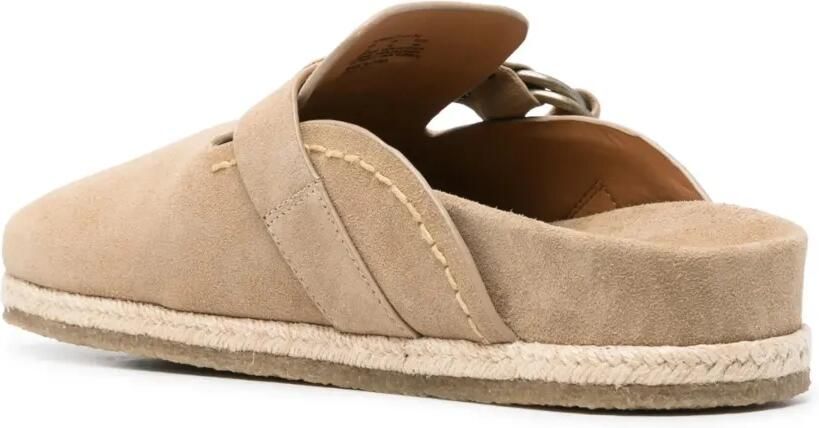 Polo Ralph Lauren Suède klompen Beige - Foto 3