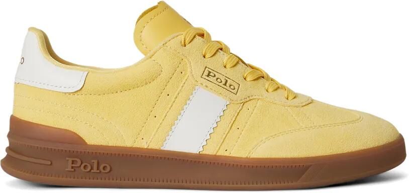 Polo Ralph Lauren Suède leren sneakers met streep Geel - Foto 2