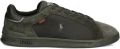 Polo Ralph Lauren suede-panelled logo-embroidered sneakers Groen - Groen