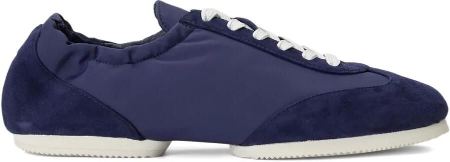 Polo Ralph Lauren Suède sneakers Blauw