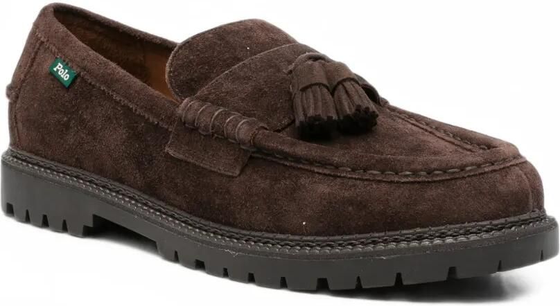 Polo Ralph Lauren tassel-detail suede loafers Bruin - Foto 3