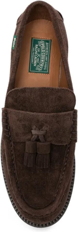 Polo Ralph Lauren tassel-detail suede loafers Bruin - Foto 4