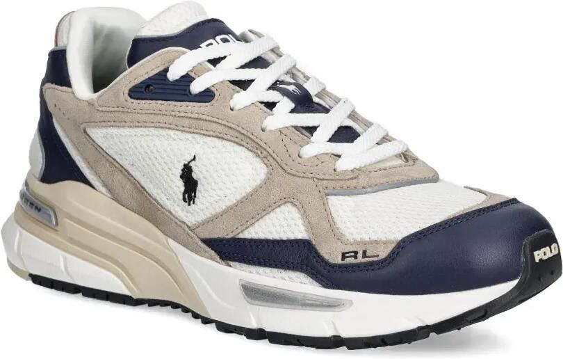 Polo Ralph Lauren Trackster 275 sneakers met leren vlak Wit - Foto 3
