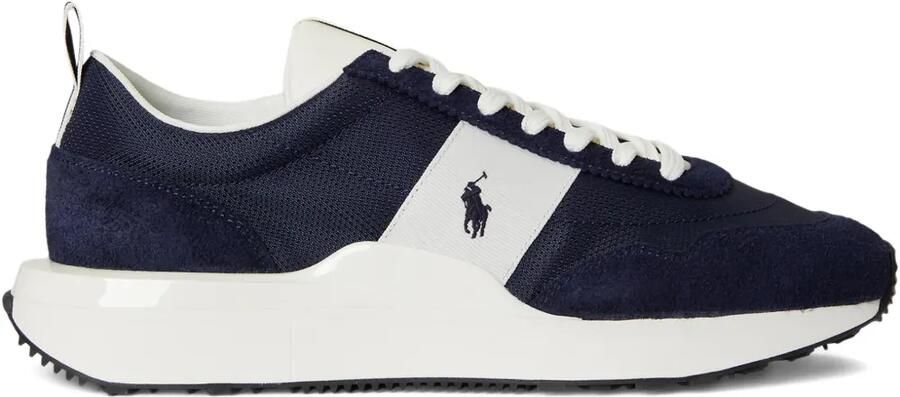 Polo Ralph Lauren Train 89 sneakers met geribbelde streep Blauw