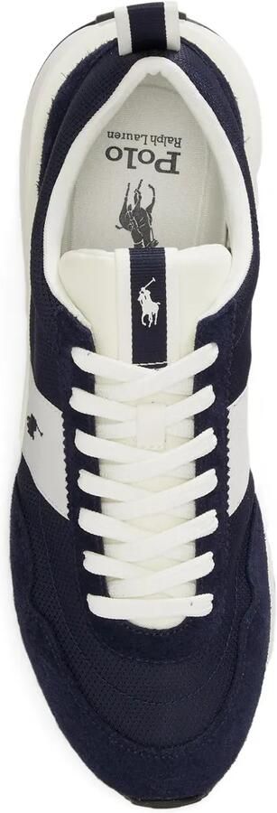 Polo Ralph Lauren Train 89 sneakers met geribbelde streep Blauw - Foto 4