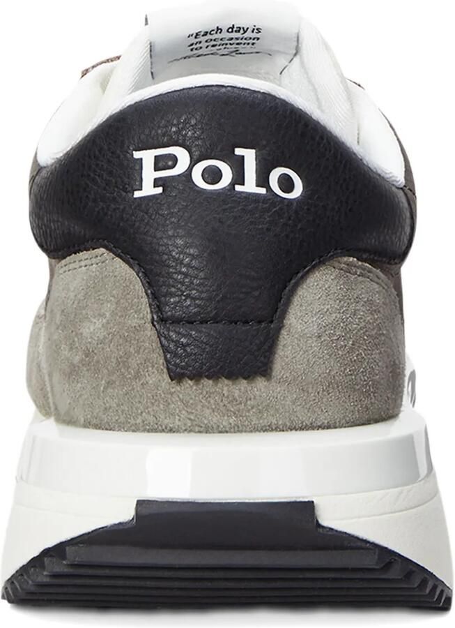 Polo Ralph Lauren Train 89 sneakers met suède vlakken Grijs - Foto 3