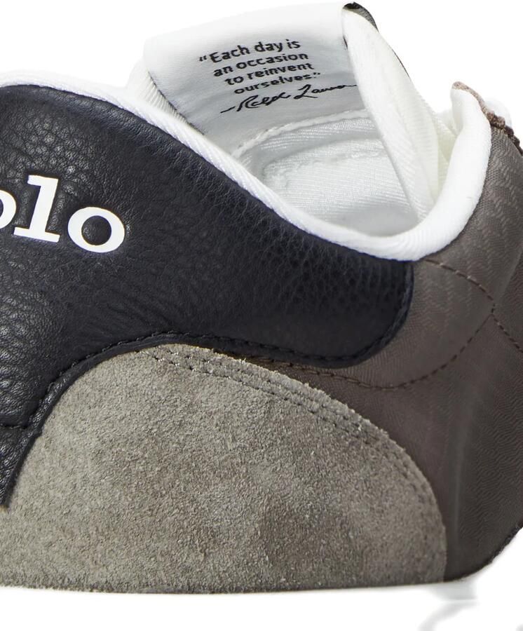 Polo Ralph Lauren Train 89 sneakers met suède vlakken Grijs - Foto 2