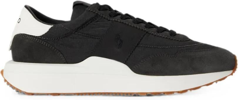 Polo Ralph Lauren Train 89 sneakers met suède vlakken Zwart
