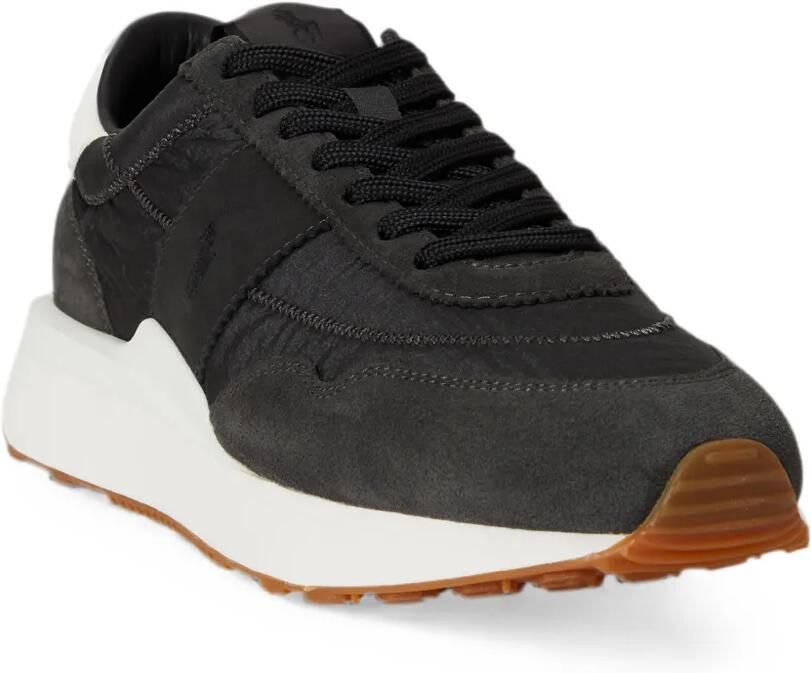 Polo Ralph Lauren Train 89 sneakers met suède vlakken Zwart - Foto 4