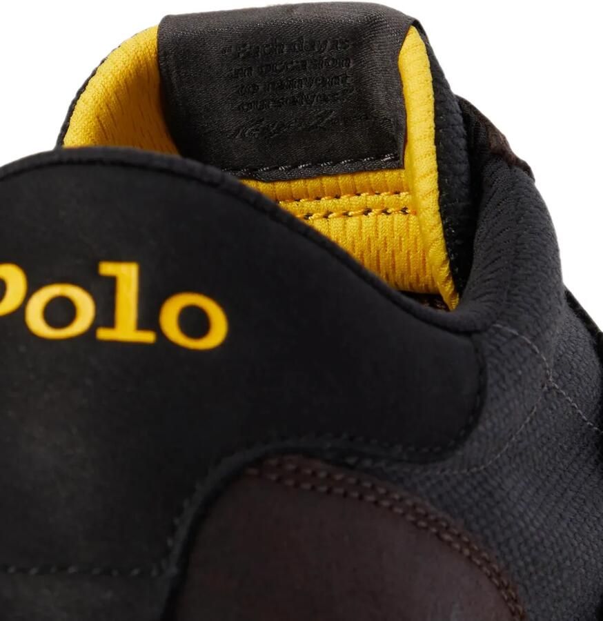 Polo Ralph Lauren Train 89 sneakers met suède vlakken Zwart - Foto 2