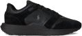 Polo Ralph Lauren Train 89 V2 suède sneakers Zwart - Zwart
