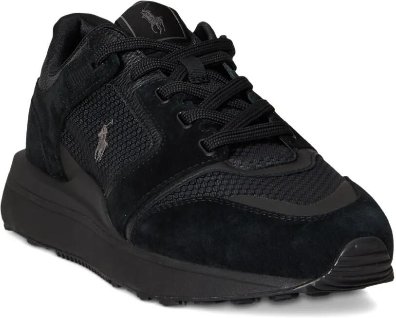 Polo Ralph Lauren Train 89 V2 suède sneakers Zwart - Foto 4