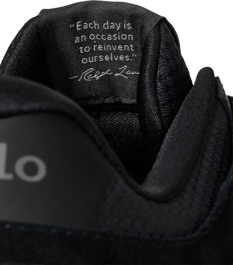 Polo Ralph Lauren Train 89 V2 suède sneakers Zwart - Foto 2