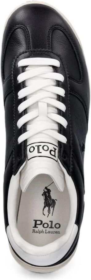 Polo Ralph Lauren Varick leren sneakers met logo-reliëf Zwart - Foto 4