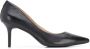 Lauren Ralph Lauren 70 mm kenmerkende leren pumps Zwart - Thumbnail 1