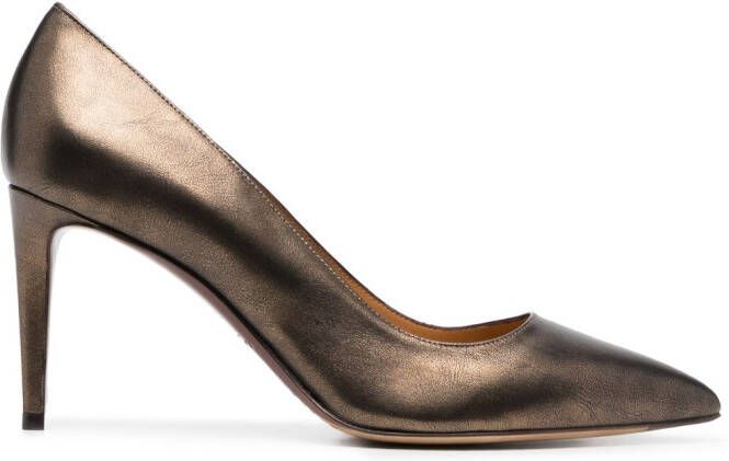 Ralph Lauren Collection Armissa pumps met metallic effect Goud