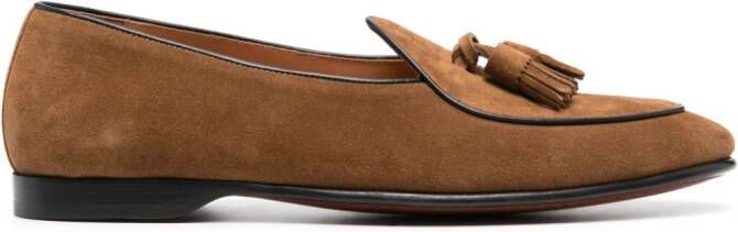 Ralph Lauren Purple Label Belvin loafers met kwastje Bruin