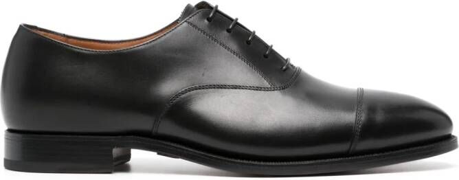 Ralph Lauren Purple Label Lydon leren Oxford schoenen Zwart