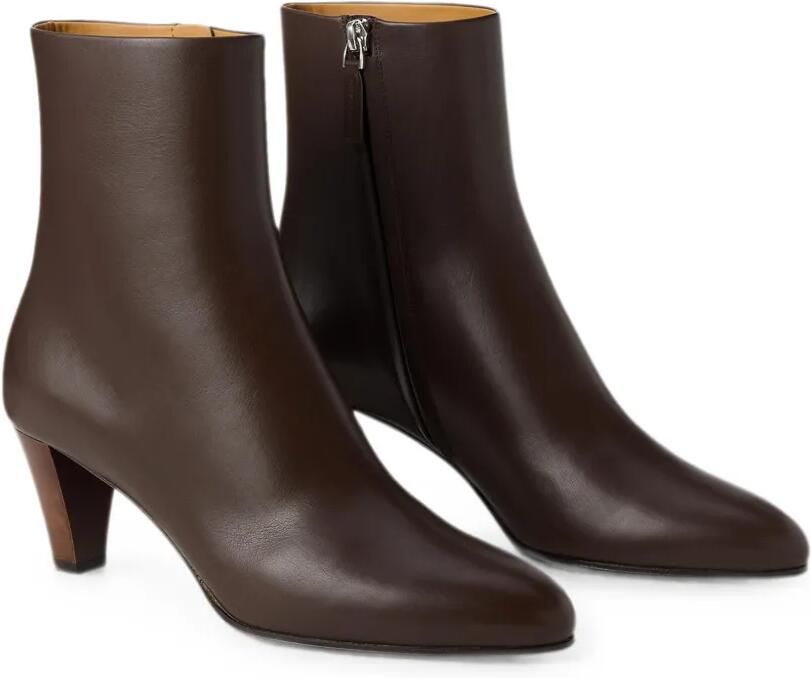Ralph Lauren Collection Bernice leren enkellaarzen Bruin - Foto 4
