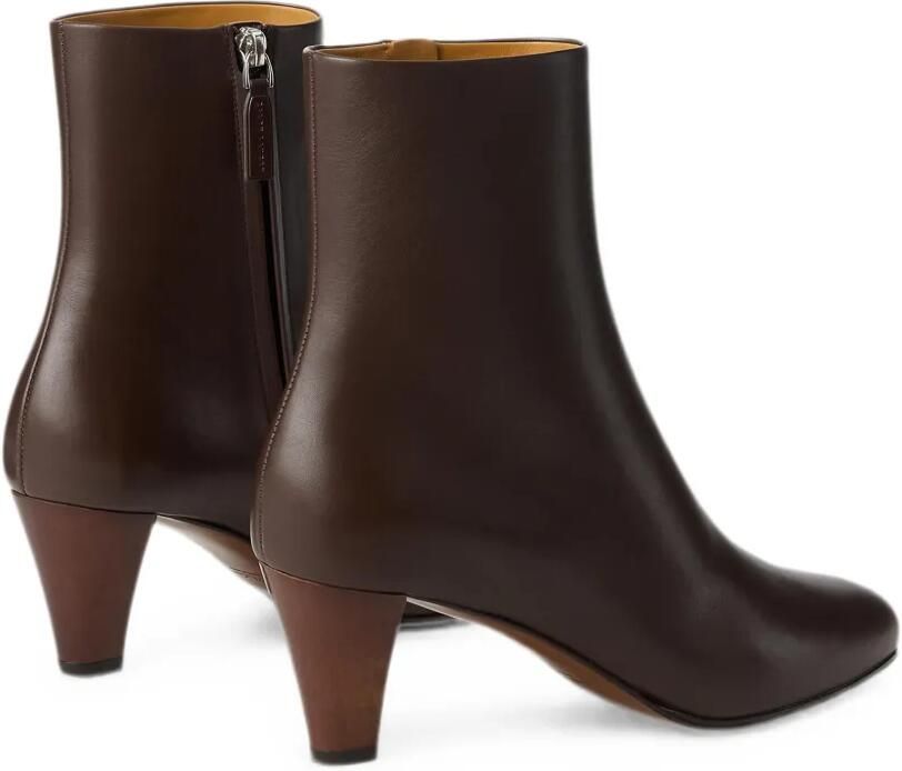Ralph Lauren Collection Bernice leren enkellaarzen Bruin - Foto 3