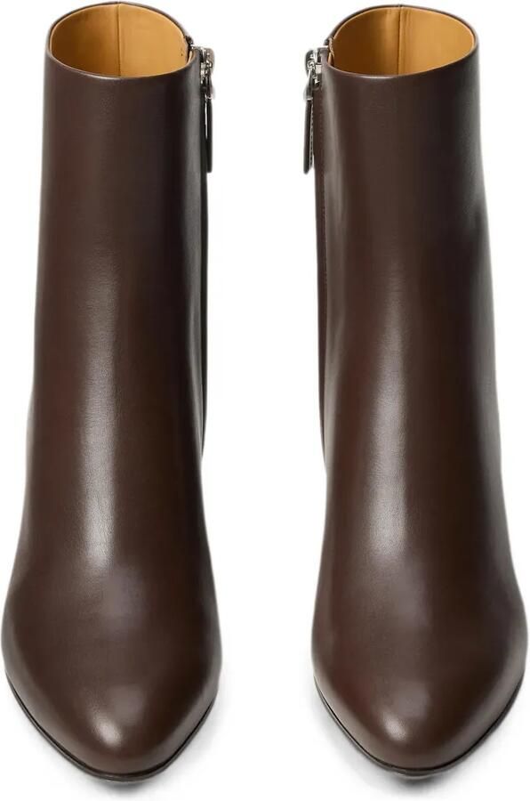 Ralph Lauren Collection Bernice leren enkellaarzen Bruin - Foto 5