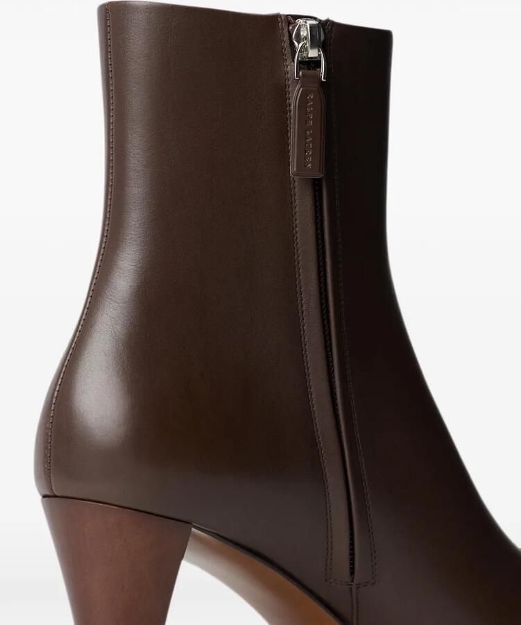 Ralph Lauren Collection Bernice leren enkellaarzen Bruin - Foto 2