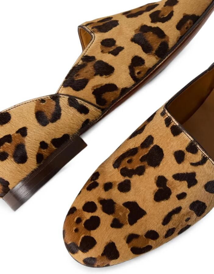 Ralph Lauren Collection Bronwen loafers met luipaardprint Beige - Foto 2