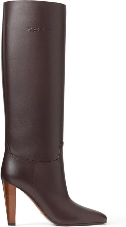 Ralph Lauren Collection Bryne knielaarzen Bruin