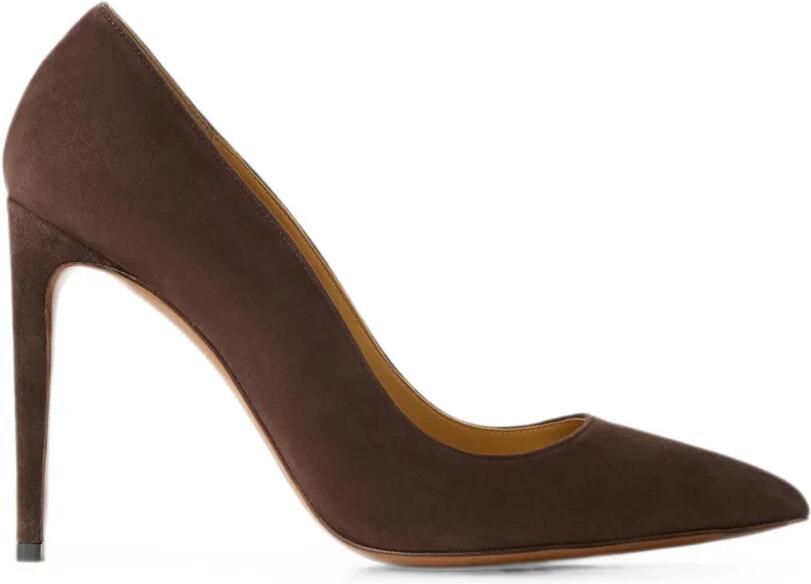 Ralph Lauren Collection Celia pumps met puntige neus Bruin