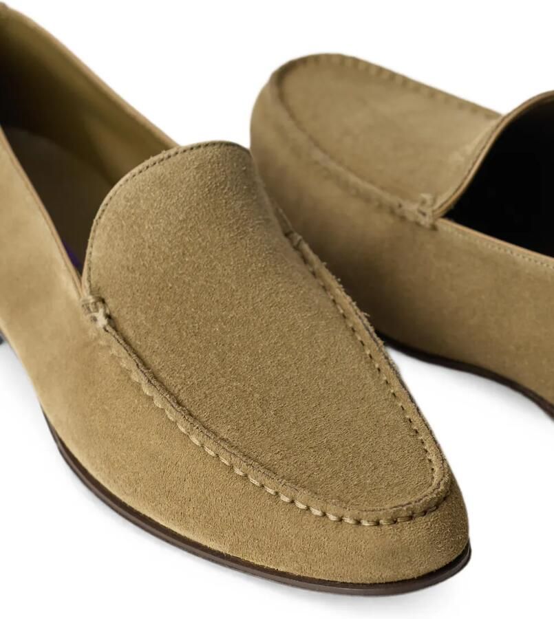 Ralph Lauren Collection Darcey loafers met stiksels Beige - Foto 2