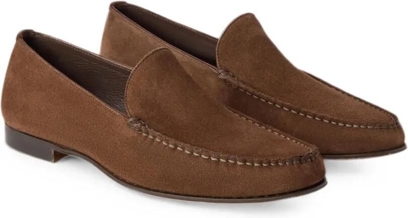 Ralph Lauren Collection Darcey loafers met stiksels Bruin - Foto 4
